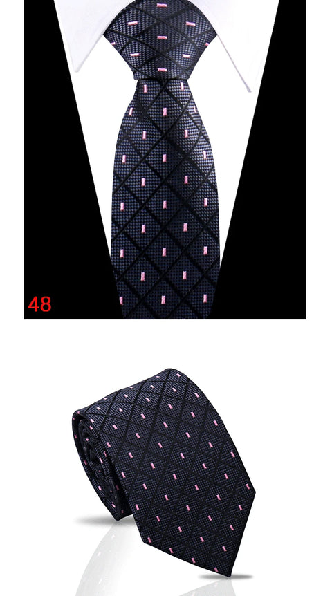 Luxury Mens Tie 7.5cm New Style Fashion Necktie Paisley Striped Gravata For Men Fit Wedding Workplace Suit Accessories