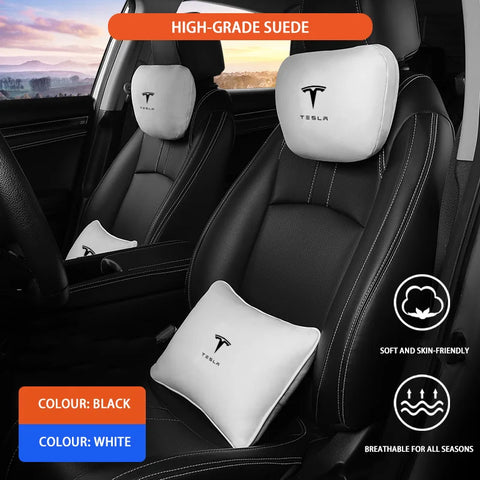 For Tesla Model Y Juniper Tesla Model 3 Highland Interior Model S Car Accessories Car Headrest Car Pillow Waist pillow 2025 2024