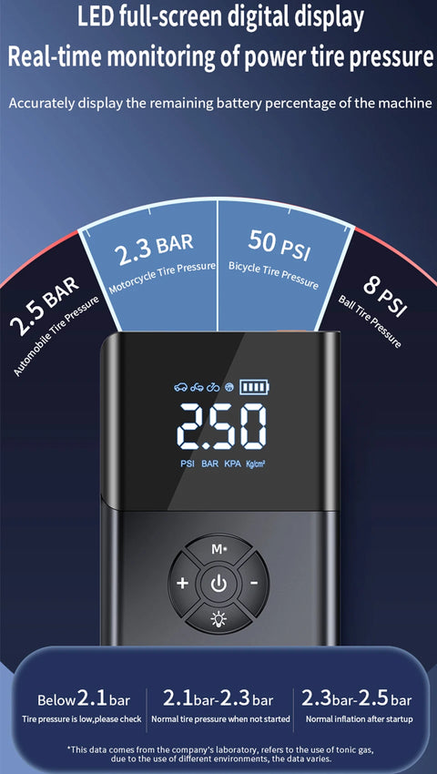 8000a Amp 180Psi Car Emergency Multifunction 12v Battery Booster Tire Inflator Super Compressor Jump Starter Power Bank Air Pump