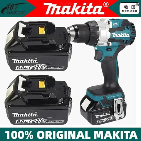Makita 18V Battery 5Ah BL1850B Lithium ion Genuine Makita 18V Battery BL1850 BL1860 BL1860B BL1840B。
