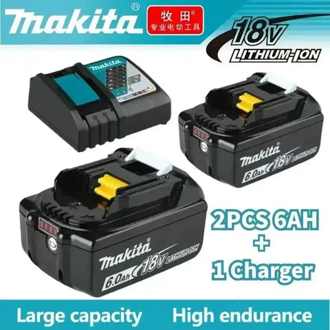 Genuine/Original Makita 18v Battery Bl1850b BL1850 Bl1860 Bl1860 Bl1830 Bl1815 Bl1840 LXT400 6.0Ah for Makita 18 V Battery