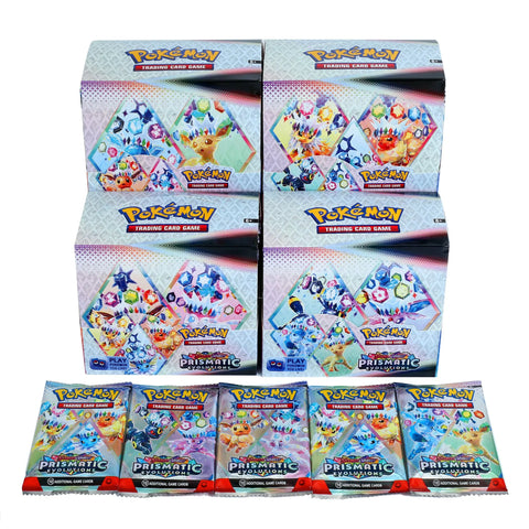 324/360 Pcs/Set Pokemon Card Brilliant Stars 151 Prismatic Evolutions PALDEAN FATES English Booster Battle Transaction Card.