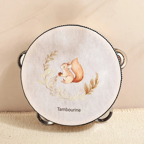 Montessori Wooden Toy Multicolor Xylophone Bell Beads Drum Column Musical Instrument Toy Kid Educational Musical Instrument Gift