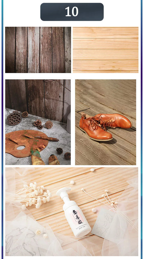 Marble Photography Backdrops 57*87CM 2 Sided Wood Grain Photo Background Wallpaper Studio Waterproof Products Photographic Props