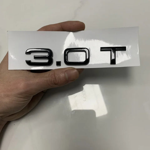 AUDI A6 4 Ring Logo ABS Black 2012-2024 Car Hood Front Grill Rear Trunk Emblem Badge Sticker Quattro Sline A6 Accessory refit