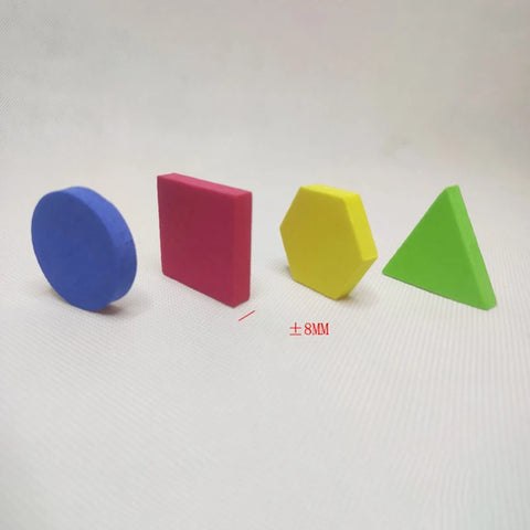 EVA Geometric Shapes DIY Foam Puzzle Kids Learning Educational Toys for Children Thinking Training Toy Puzzles Montessori Games