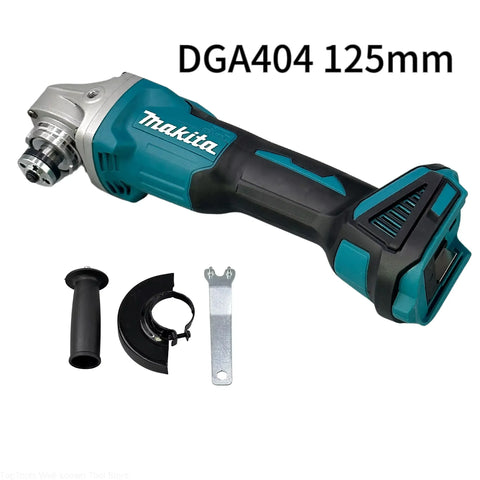 100% Original Makita DGA404 125mm Brushless Electric Angle Grinder 6 Speed Cordless Polisher Multifunction Machine Power Tools
