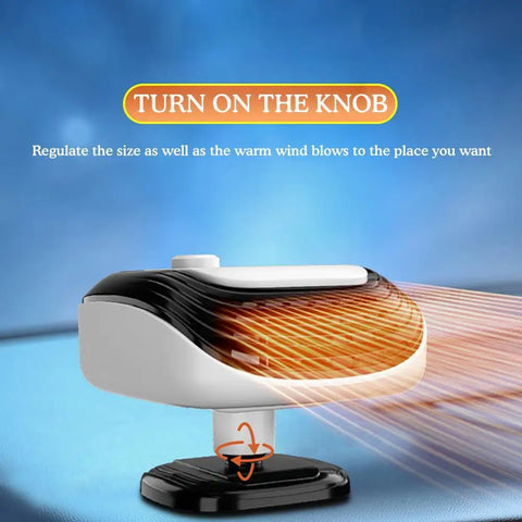 Car Winter Fast Heating 120w Electric Heated Fan Auto Windshield Defogging Heating Cooling Truck RV SUV Travel Camper Tools