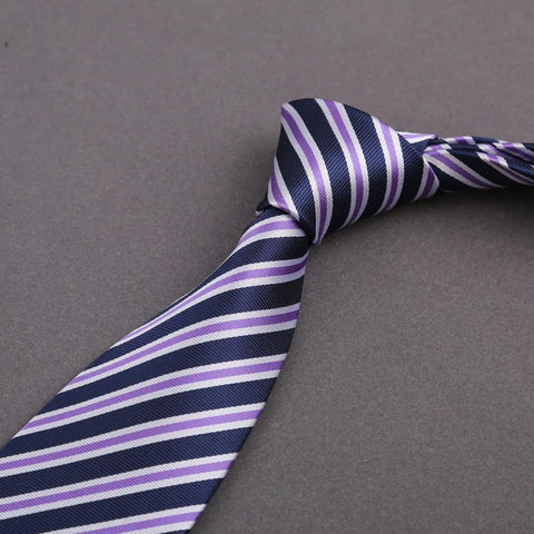 Man Thin Ties Striped Designer Necktie Men Business Formal Wedding Tie 8cm Blue Red Neck Ties Fashion Shirt Necktie Accessories