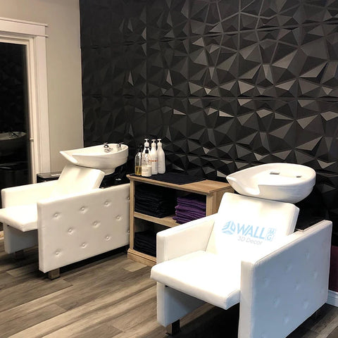 12pcs 30x30cm 3D Wall Panel Shining Gold 3D Wall Sticker Champagne gold color Wedding party background wall art Wood grain paper