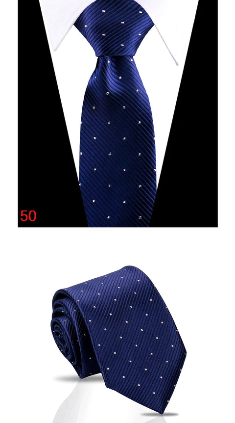 Luxury Mens Tie 7.5cm New Style Fashion Necktie Paisley Striped Gravata For Men Fit Wedding Workplace Suit Accessories