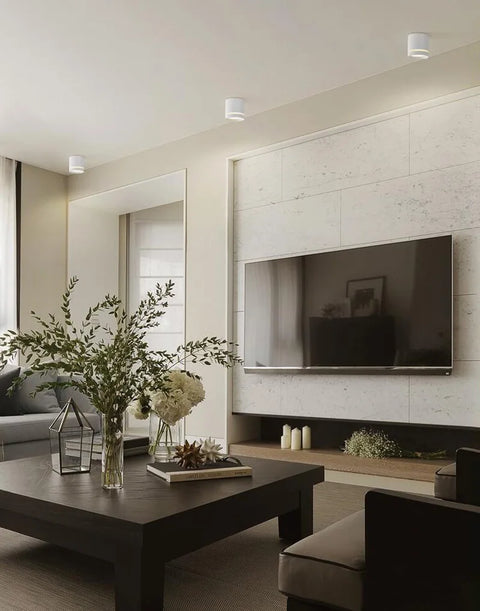 Cylinder Dimmable LED Downlights 9W 12W 15W 18W Ceiling Spotlights AC85~265V Surface Mounted Home Lighting Kitchen Corridor Shop