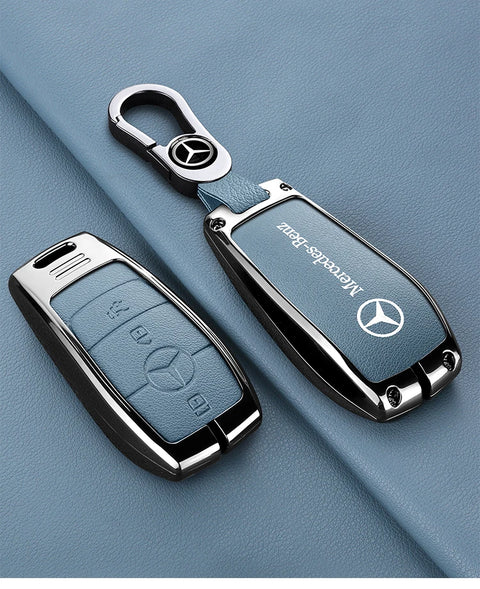 For Mercedes-Benz A C E G S Class CLA CLS GLA GLC GLE GLK Vito Sprinter SLK Viano ML Car Alloy Key Case Key Bag Shell Key Chain