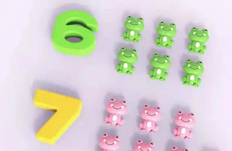 Frog Math Balance Toy Montessori Educational Learning Tool Preschool Addition Subtraction Training Sensory Play For Kids Toys