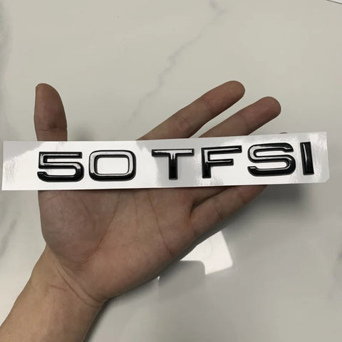 AUDI A6 4 Ring Logo ABS Black 2012-2024 Car Hood Front Grill Rear Trunk Emblem Badge Sticker Quattro Sline A6 Accessory refit