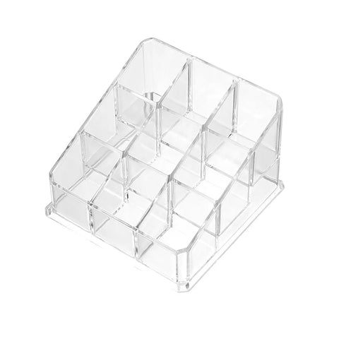 Trapezoid Clear Makeup Display 40 Lattices Lipstick Stand Case Cosmetic Organizer Holder Box Hot Sale High Quality