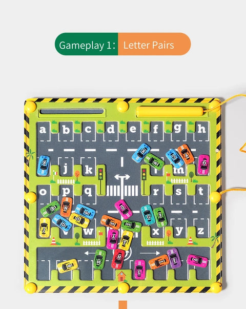 Magnetic Montessori Color And Number Maze Wooden Fine Motor Skills Toys Educational Preschool Learning Activities for Ages 3-5