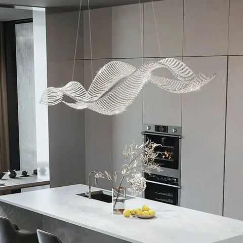 Modern Home Decoration Bar Lobby Restaurant Ceiling Chandelier Luxury Gold Gloss K9 Crystal Chandelier Indoor Lighting Led Light