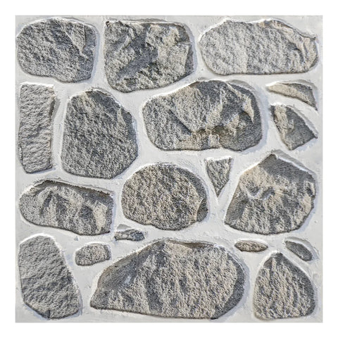1/10pcs 3D Faux Stone Wall Panels Peel and Stick Wall Tiles Decorative 3D Wall Sticker Self-adhesive Wall Tile Sticker