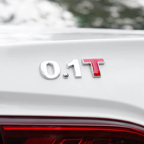 3D Metal DIY Styling Letters Word Alphabet Emblem Decals Numbers Labeling Car Sticker Rear Trunk Logo Digital Badge Accessories