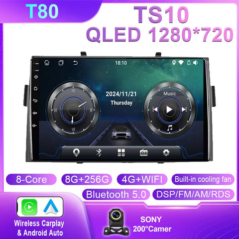 Android Car Radio For Honda Ridgeline 2006 - 2014 GPS Stereo Carplay Multimedia Player Android Auto Screen 4G Wifi No 2din DVD