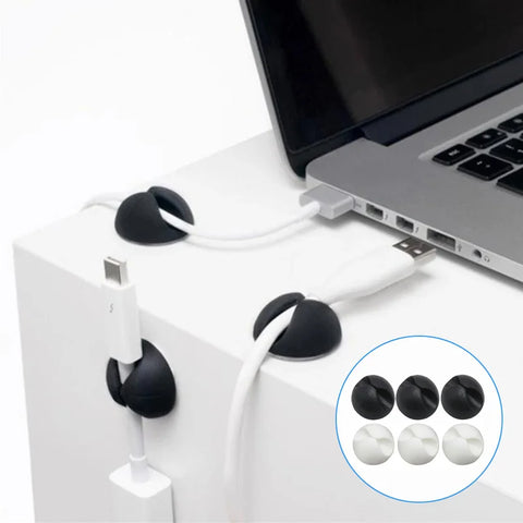 Car Cable Clips Silicone USB Line Desktop Management Compatible Clips for Driving Recorder Wire Organizer Auto Accessories