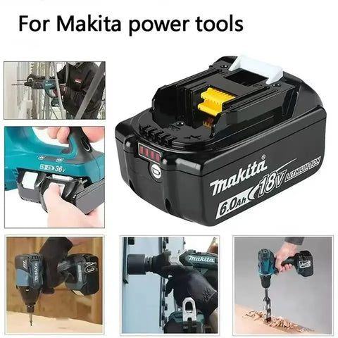 Genuine/Original Makita 18v Battery Bl1850b BL1850 Bl1860 Bl1860 Bl1830 Bl1815 Bl1840 LXT400 6.0Ah for Makita 18 V Battery