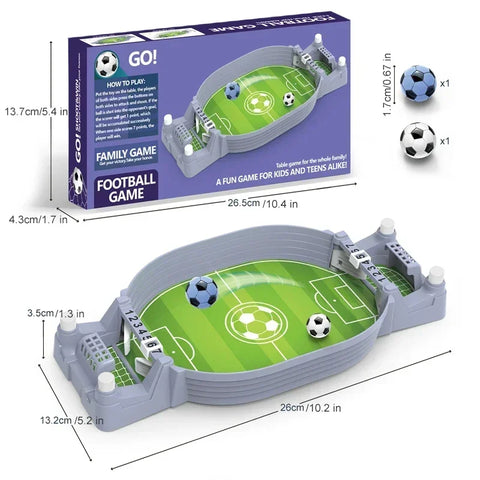 Mini Desktop Football Table Game – Interactive Soccer Toy for Kids, Family Parties, Indoor/Outdoor Fun, Portable Gift for Boys