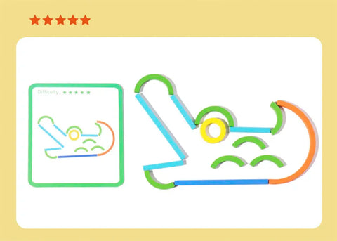 Wooden Creative Sticks And Rings Puzzle Intelligence Game Montessori Early Childhood Educational Toys For Children 3 Year Old