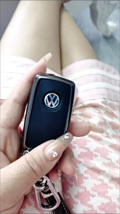 Car Key Sticker Auto Control Keychain Accessories For Volkswagen VW Rline R GTI Golf Polo Passat Magotan Tiguan Bora Jetta T-ROC