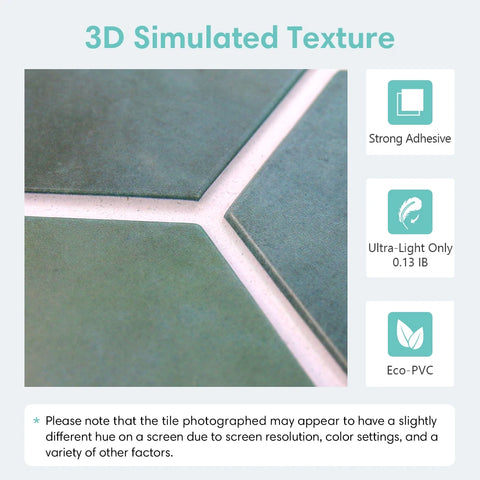 1/10 PCS Peel-and-Stick 3D Wall Panel, Home Decoration Wall Covering, Popular Style Decoration, Waterproof, Easy to Install.