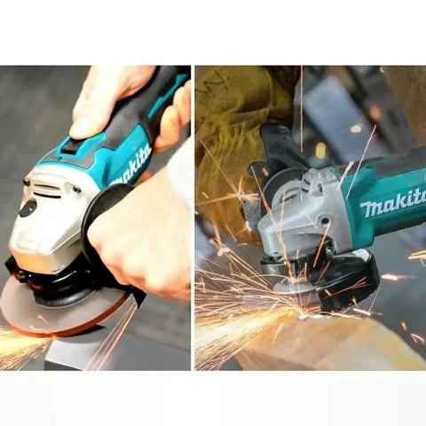 100% Original Makita DGA404 125mm Brushless Electric Angle Grinder 6 Speed Cordless Polisher Multifunction Machine Power Tools