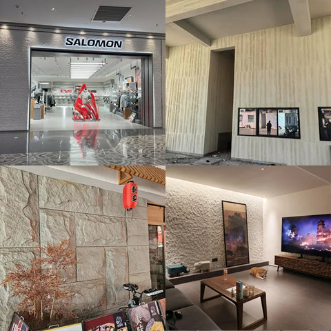 Pu Foam Component Rust Soft Artificial Culture Stone Art Pu Stone Wall Panels Outside