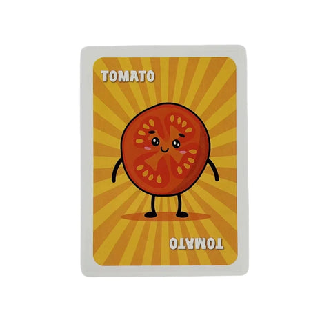 54PCS Slapburger Card Game Families Party Playing 2-6 Players Board Game Deck Table Game Children Adults Birthday Gifts