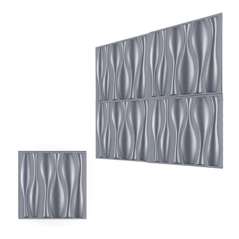 3D Wall Panels 30 Pack, 11.8" x 11.8" （29 Sq.ft) PVC Wall Panels, Glue Up Wall Decor for Living Room, Bedroom, Office