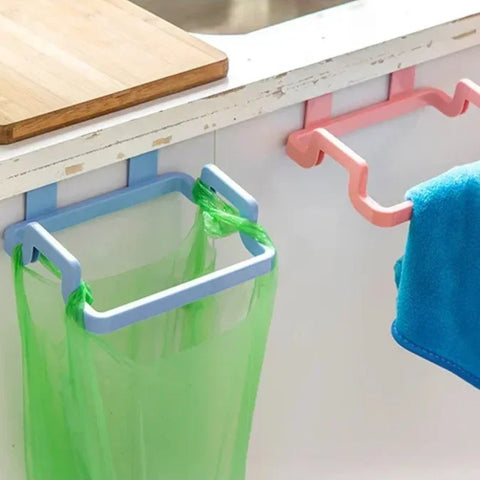 Hanging Trash Bag Racks Garbage Bag Rack Rubbish Bag Storage Rack Holder Portable Cabinet Trash Rack Kitchen Gadgets