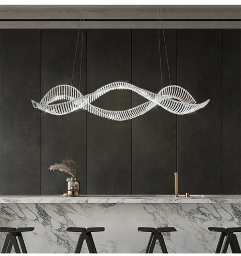 Modern Home Decoration Bar Lobby Restaurant Ceiling Chandelier Luxury Gold Gloss K9 Crystal Chandelier Indoor Lighting Led Light