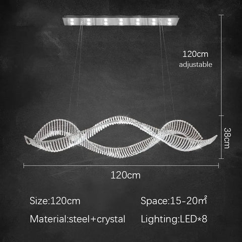 Modern Home Decoration Bar Lobby Restaurant Ceiling Chandelier Luxury Gold Gloss K9 Crystal Chandelier Indoor Lighting Led Light