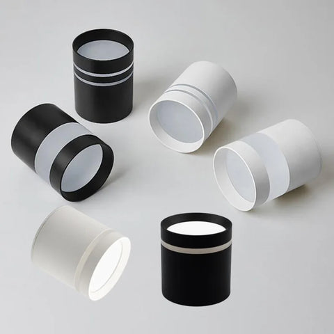 Cylinder Dimmable LED Downlights 9W 12W 15W 18W Ceiling Spotlights AC85~265V Surface Mounted Home Lighting Kitchen Corridor Shop