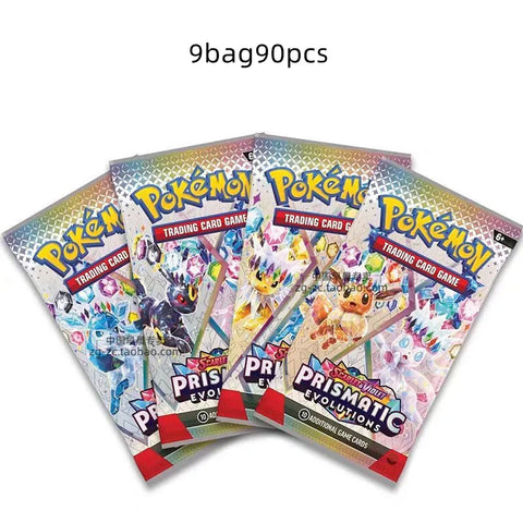 324/360 Pcs/Set Pokemon Card Brilliant Stars 151 Prismatic Evolutions PALDEAN FATES English Booster Battle Transaction Card.
