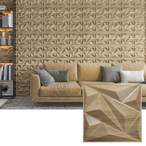 12pcs 30x30cm 3D Wall Panel Shining Gold 3D Wall Sticker Champagne gold color Wedding party background wall art Wood grain paper