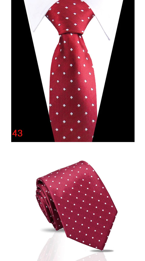 Luxury Mens Tie 7.5cm New Style Fashion Necktie Paisley Striped Gravata For Men Fit Wedding Workplace Suit Accessories