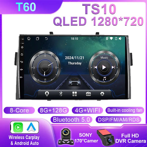 Android Car Radio For Honda Ridgeline 2006 - 2014 GPS Stereo Carplay Multimedia Player Android Auto Screen 4G Wifi No 2din DVD