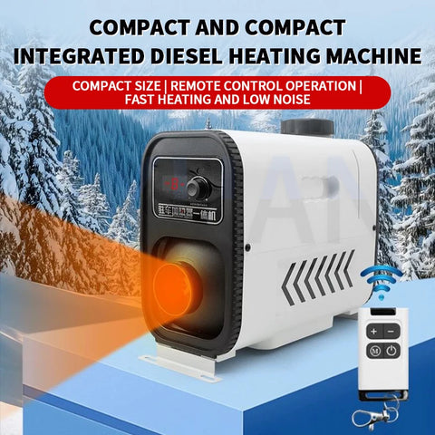 12V/24V Mini Diesel Warm Parking Heater Intelligent Constant Temperature Regulation Car Fuel Heater Fast Heating And Low Noise