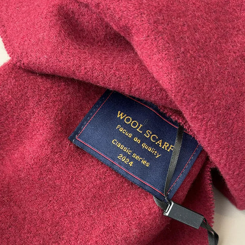 New Fashion Design Pure Wool Plaid Women Men Scarf British Classic Warm Couple Scarves High Quality Multicolored Tassel Muffler