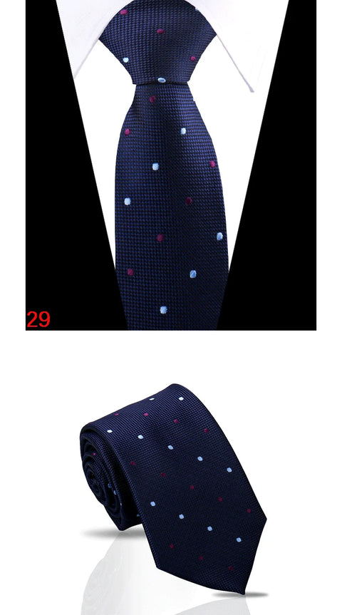 Luxury Mens Tie 7.5cm New Style Fashion Necktie Paisley Striped Gravata For Men Fit Wedding Workplace Suit Accessories