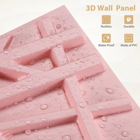 3D Wall Panels for Interior Wall Decor, 11.8''x11.8'' Modern Decorative Wall Panels for Living Room, Lobby, Office, 30Pack ﻿