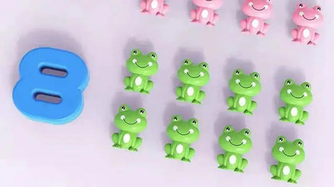 Frog Math Balance Toy Montessori Educational Learning Tool Preschool Addition Subtraction Training Sensory Play For Kids Toys