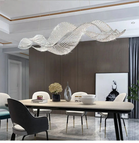 Modern Home Decoration Bar Lobby Restaurant Ceiling Chandelier Luxury Gold Gloss K9 Crystal Chandelier Indoor Lighting Led Light