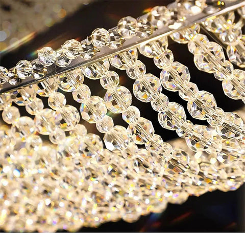 Modern Home Decoration Bar Lobby Restaurant Ceiling Chandelier Luxury Gold Gloss K9 Crystal Chandelier Indoor Lighting Led Light